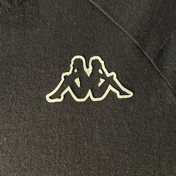 EUC Women’s XS Kappa Banda tee black and white - Picture 2 of 6